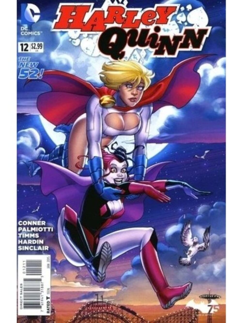 DC Comics New 52 Harley Quinn #12 2015 Bagged Boarded Power Girl
